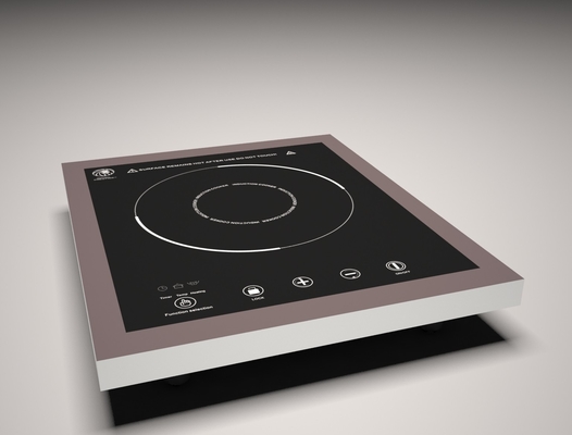 Singola induzione nera Cooktop del bruciatore/stufa induzione elettrica per l'elettrodomestico