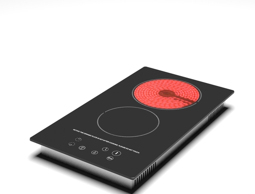 Piccolo doppio fornello di induzione ecologico del bruciatore, induzione portatile sottile eccellente Cooktop