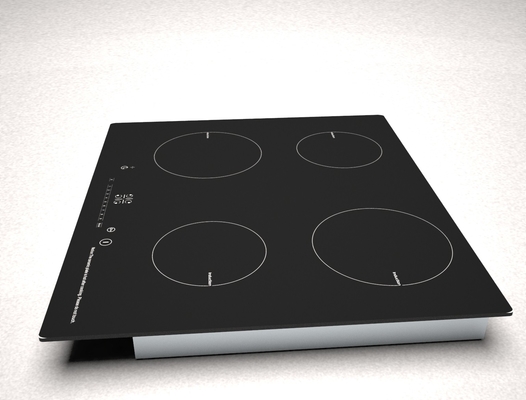 4 induzione di riscaldamento Cooktop, fornello del bruciatore del nero quattro di zona di induzione ceramico con CE