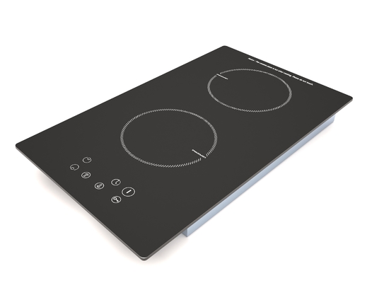 Doppio cooktop incorporato di induzione del bruciatore